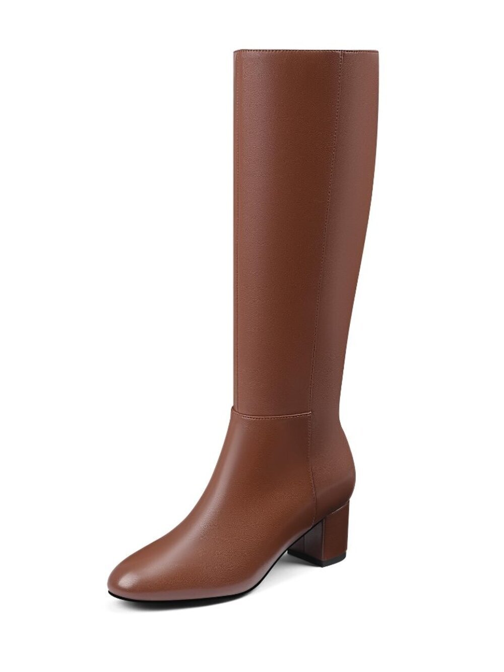 🆕 Knee High Boots Women Block Chunky Heel Women Boots Long Boots Comfortable - Picture 4 of 4